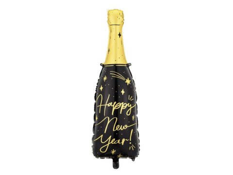 Balon foliowy Butelka Happy New Year, 39,5x98 cm Balon foliowy Butelka Happy New Year, 39,5x98 cm