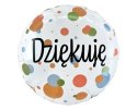 Balon foliowy Dziękuję, podziękowania 46cm Balon foliowy Dziękuję, podziękowania 46cm