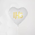 Balon foliowy Komunia Święta IHS, 45 cm Balon foliowy Komunia Święta IHS, 45 cm