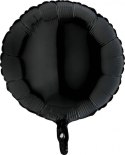 Balon foliowy, okrągły, czarny 46 cm, pakowany Grabo Balon foliowy, okrągły, czarny 46 cm, pakowany Grabo