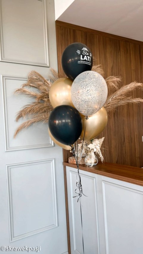 Balony urodzinowe Sto Lat, granatowe mix, 30cm, 50 szt. Balony urodzinowe Sto Lat, granatowe mix, 30cm, 50 szt.