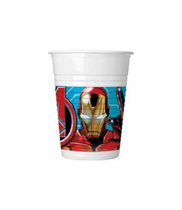 Kubeczki plastikowe Mighty Avengers- 200ml 8 szt. Kubeczki plastikowe Mighty Avengers- 200ml 8 szt.