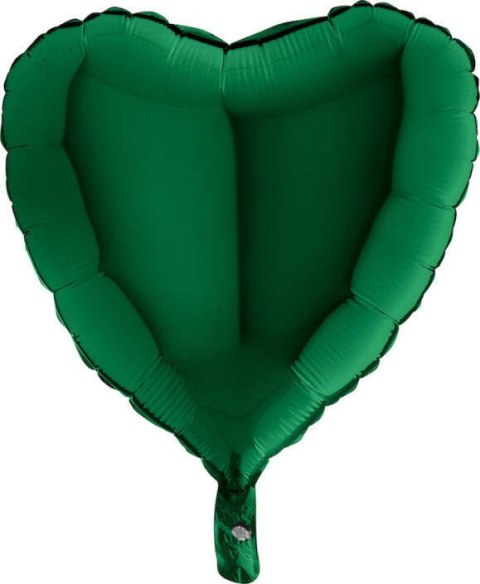 Balon Foliowy - Serce ciemny zielony 46 cm Grabo Balon Foliowy - Serce ciemny zielony 46 cm Grabo