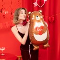 Balon foliowy Miś z sercem Love 48x79cm Balon foliowy Miś z sercem Love 48x79cm