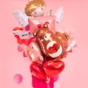 Balon foliowy Miś z sercem Love 48x79cm Balon foliowy Miś z sercem Love 48x79cm