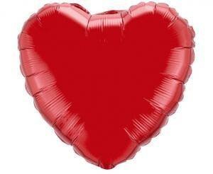 Balon foliowy Serce, Czerwone, 45cm, Flexmetal Balon foliowy Serce, Czerwone, 45cm, Flexmetal