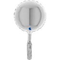 Balon foliowy, okrągły, srebrny, 10 cm, Grabo Balon foliowy, okrągły, srebrny, 10 cm, Grabo