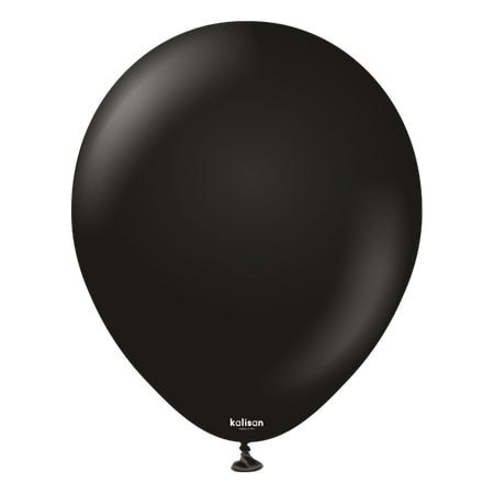 Balony lateksowe Black, czarne Kalisan 45cm, 1 szt. Balony lateksowe Black, czarne Kalisan 45cm, 1 szt.