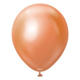 Balony lateksowe Kalisan Mirror Copper, miedziany, 30 cm, 50 szt.