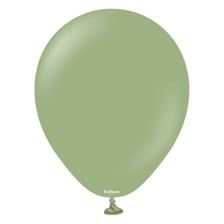 Balony lateksowe Kalisan Retro Eucalyptus, zielony 30 cm, 100 szt. Balony lateksowe Kalisan Retro Eucalyptus, zielony 30 cm, 100 szt.