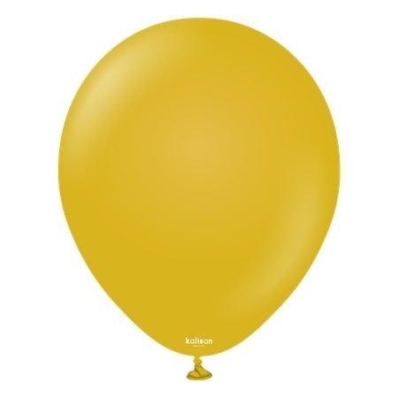 Balony lateksowe Kalisan Retro Mustard, 30 cm, 100 szt. Balony lateksowe Kalisan Retro Mustard, 30 cm, 100 szt.