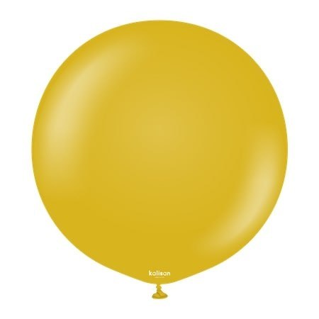 Balony lateksowe Mustard, musztardowe 45 cm, 1 szt. Balony lateksowe Mustard, musztardowe 45 cm, 1 szt.