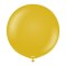 Balony lateksowe Mustard, musztardowe 45 cm, 1 szt.