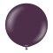 Balony lateksowe Plum, fioletowy 45 cm, 1 szt.