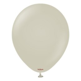 Balony lateksowe Retro Stone, szary, 13 cm, 100 szt.