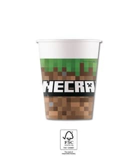 Kubeczki papierowe Minecraft 200 ml, 8 szt. Kubeczki papierowe Minecraft 200 ml, 8 szt.