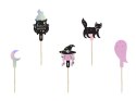Toppery do babeczek Halloween 14cm 6szt. Toppery do babeczek Halloween 14cm 6szt.