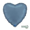 Balon Foliowy - Satynowe, Niebieskie, Jeansowe, 46 cm, Grabo Balon Foliowy - Satynowe, Niebieskie, Jeansowe, 46 cm, Grabo