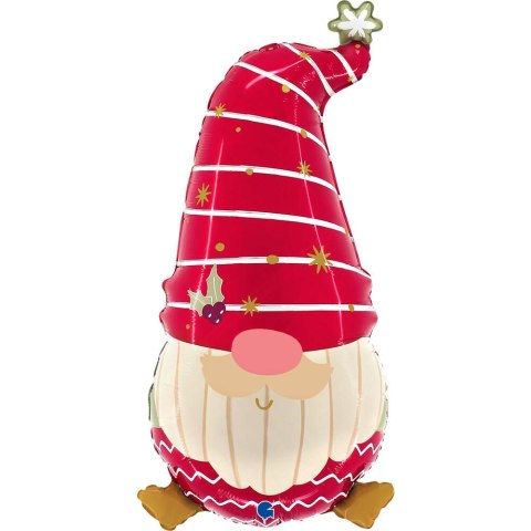 Balon Foliowy Świąteczny Krasnal, Skrzat, 68cm Balon Foliowy Świąteczny Krasnal, Skrzat, 68cm