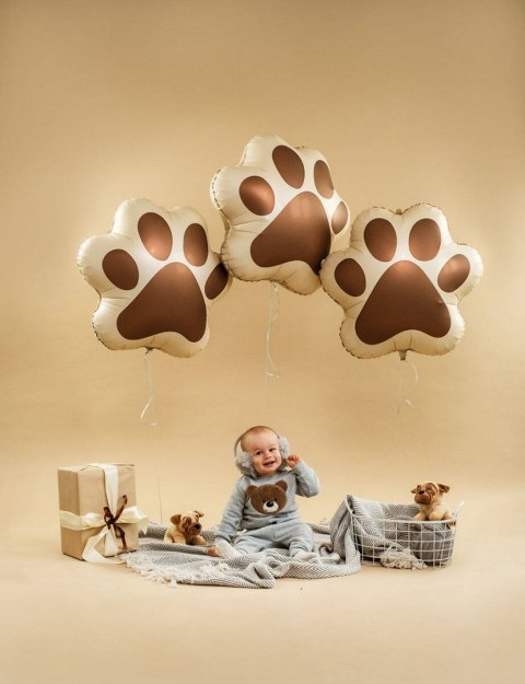 Balon Foliowy - łapka psa, 60cm Balon Foliowy - łapka psa, 60cm