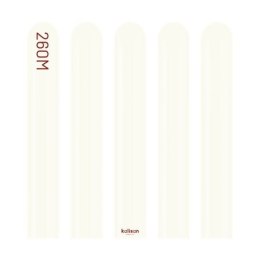 Balony do modelowania 260M, Retro White, 115cm, 100 szt.