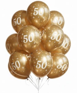 Balony urodzinowe złote 