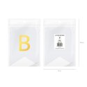 Baner DIY 16x12 cm - literka B Baner DIY 16x12 cm - literka B