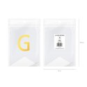Baner DIY 16x12 cm - literka G Baner DIY 16x12 cm - literka G
