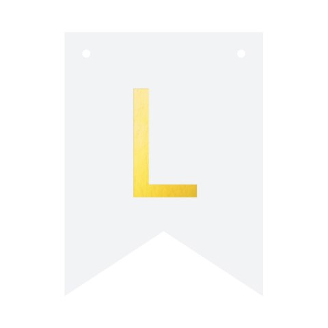 Baner DIY 16x12 cm - literka L Baner DIY 16x12 cm - literka L