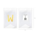 Baner DIY 16x12 cm - literka W Baner DIY 16x12 cm - literka W