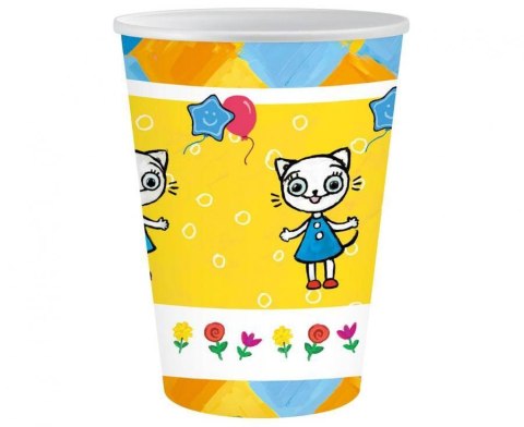 Kubeczki papierowe Kicia Kocia 250 ml, 6szt. Kubeczki papierowe Kicia Kocia 250 ml, 6szt.