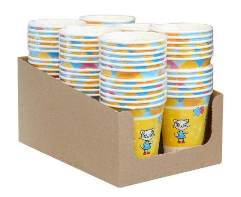 Kubeczki papierowe Kicia Kocia 250 ml, 6szt. Kubeczki papierowe Kicia Kocia 250 ml, 6szt.