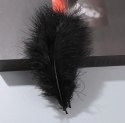 Piórka dekoracyjne - Czarne, 14cm, 100 szt Piórka dekoracyjne - Czarne, 14cm, 100 szt