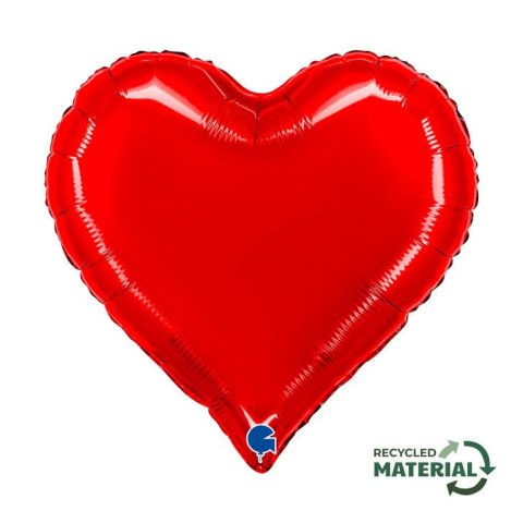 Balon Foliowy - Czerwone Serce 46cm, Sweetie Heart, Grabo Balon Foliowy - Czerwone Serce 46cm, Sweetie Heart, Grabo