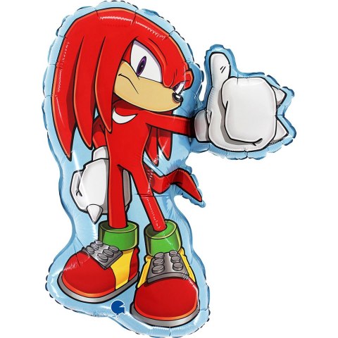 Balon Foliowy Sonic - Knuckles czerwony 54 cm, Grabo Balon Foliowy Sonic - Knuckles czerwony 54 cm, Grabo