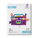 Balon foliowy Boombox, Fioletowy, 72 cm Balon foliowy Boombox, Fioletowy, 72 cm