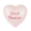 Balon foliowy Serce, Jasnoróżowy, Wieczór Panieński, 45 cm