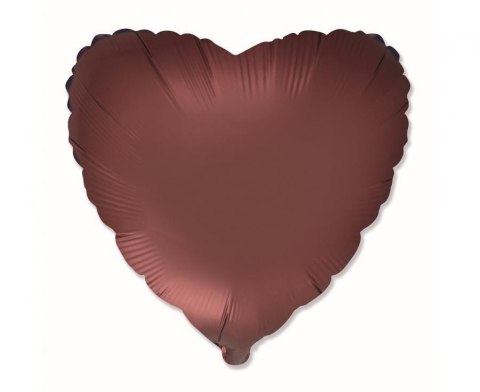 Balon foliowy Serce Rooibos 46cm, Flexmetal Balon foliowy Serce Rooibos 46cm, Flexmetal