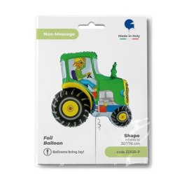 Balon foliowy Traktor, Zielony, Farma, Grabo, 76 cm