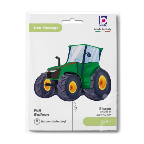 Balon foliowy Traktor, Zielony, Farma, Grabo, 76cm Balon foliowy Traktor, Zielony, Farma, Grabo, 76cm