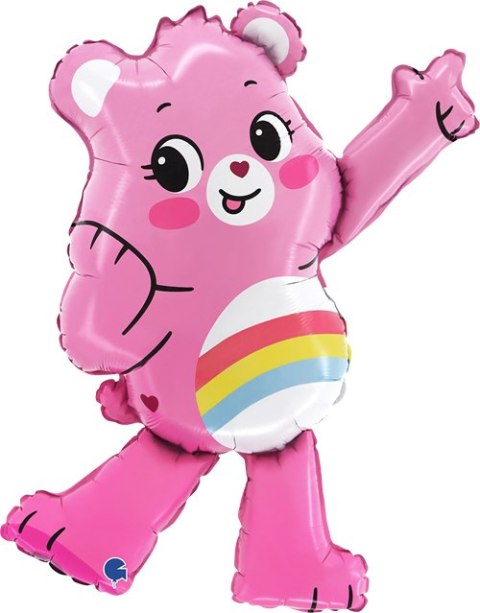 Balon foliowy Troskliwy miś różowy, Care Bears, 75 cm Balon foliowy Troskliwy miś różowy, Care Bears, 75 cm