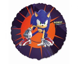 Balon foliowy okrągły - Sonic 46 cm - Flexmetal