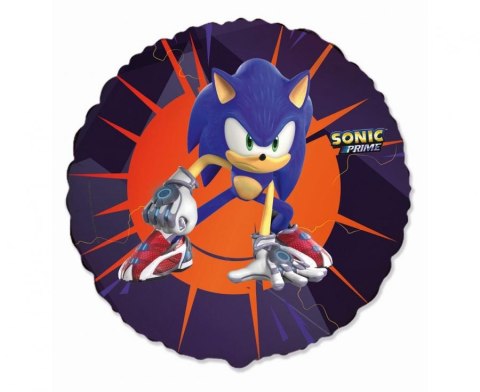 Balon foliowy okrągły - Sonic 46 cm - Flexmetal Balon foliowy okrągły - Sonic 46 cm - Flexmetal
