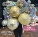 Balony lateksowe Kalisan AURA Antique Gold, złote, 45cm, 25szt. Balony lateksowe Kalisan AURA Antique Gold, złote, 45cm, 25szt.