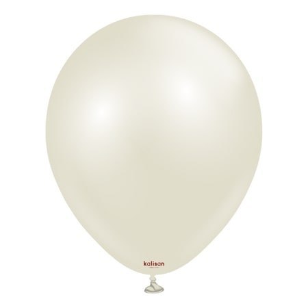 Balony lateksowe Kalisan AURA Ivory White, beżowe, kremowe, 12cm, 50szt. Balony lateksowe Kalisan AURA Ivory White, beżowe, kremowe, 12cm, 50szt.
