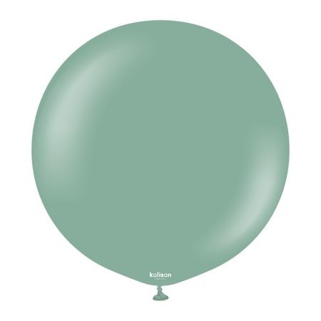 Balony lateksowe Kalisan Retro Sage, zielone, 60cm, 2szt. Balony lateksowe Kalisan Retro Sage, zielone, 60cm, 2szt.