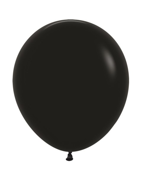 Balony lateksowe Sempertex, Black, 45cm, 25 szt. Balony lateksowe Sempertex, Black, 45cm, 25 szt.