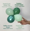 Balony lateksowe Sempertex Pastel Dusk Green Tea 12cm, 50szt.