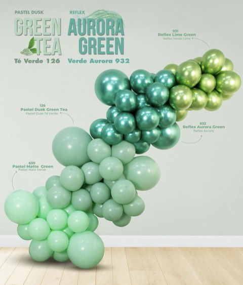 Balony lateksowe Sempertex, Pastel Dusk Green Tea 30 cm, 50szt. Balony lateksowe Sempertex, Pastel Dusk Green Tea 30 cm, 50szt.