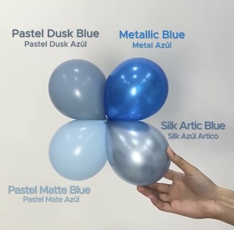 Balony lateksowe Sempertex, Pastel Matte Blue, 60cm, 10 szt. Balony lateksowe Sempertex, Pastel Matte Blue, 60cm, 10 szt.